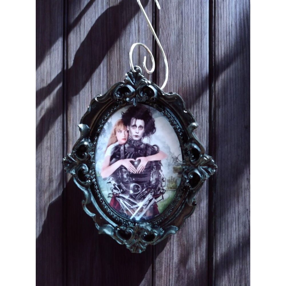 Edward Scissorhands Christmas Tree Ornament Tim Burton Holiday Decor Johnny Depp